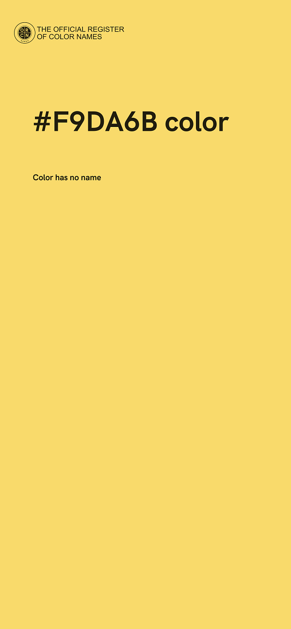 #F9DA6B color image