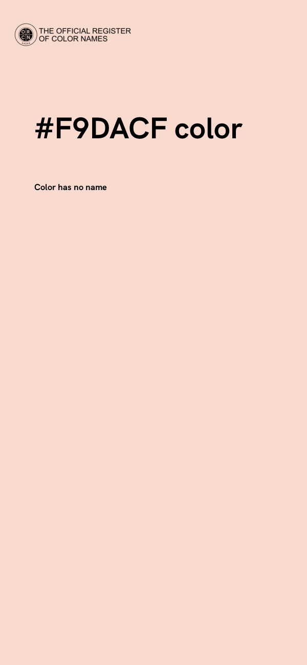 #F9DACF color image