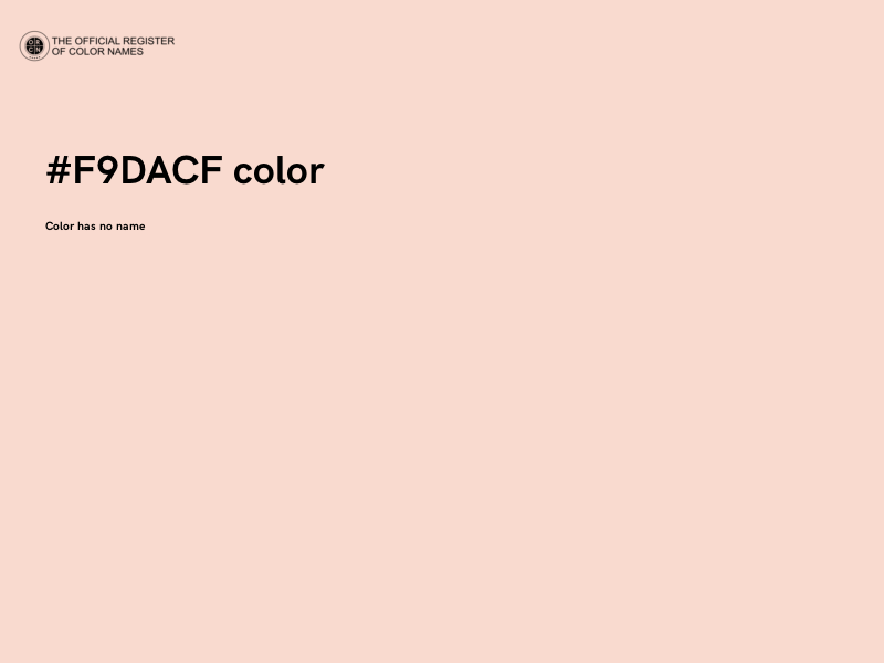 #F9DACF color image