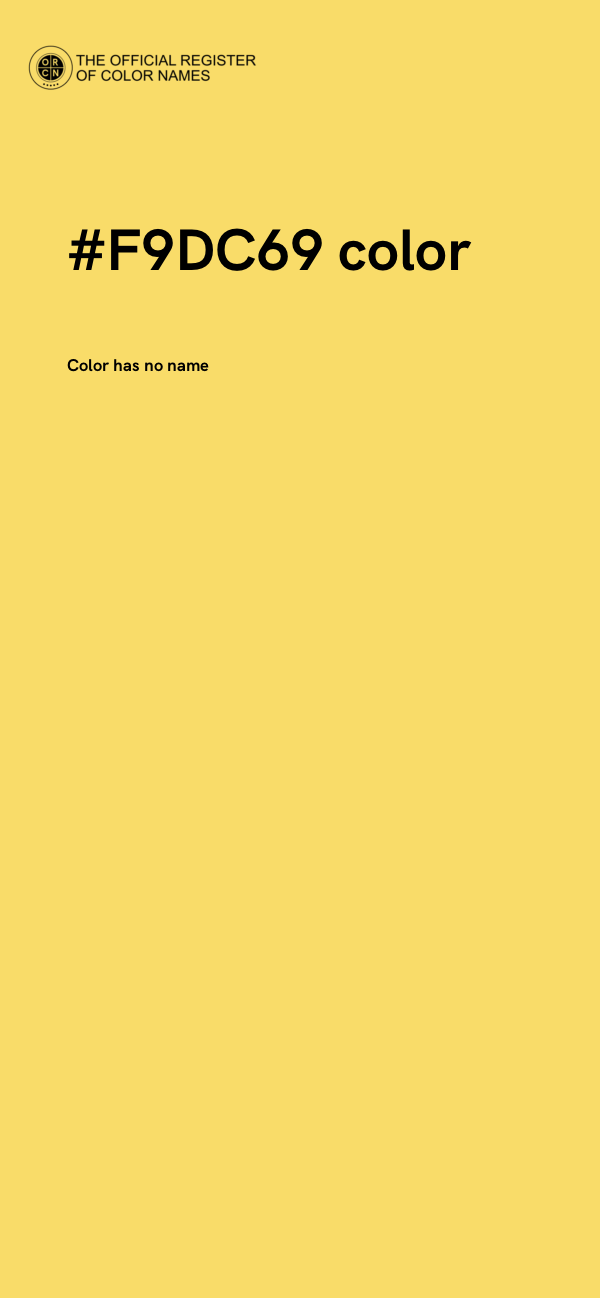 #F9DC69 color image