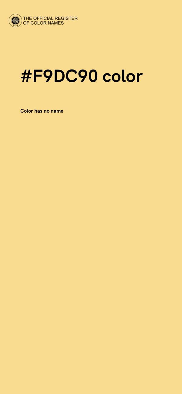 #F9DC90 color image
