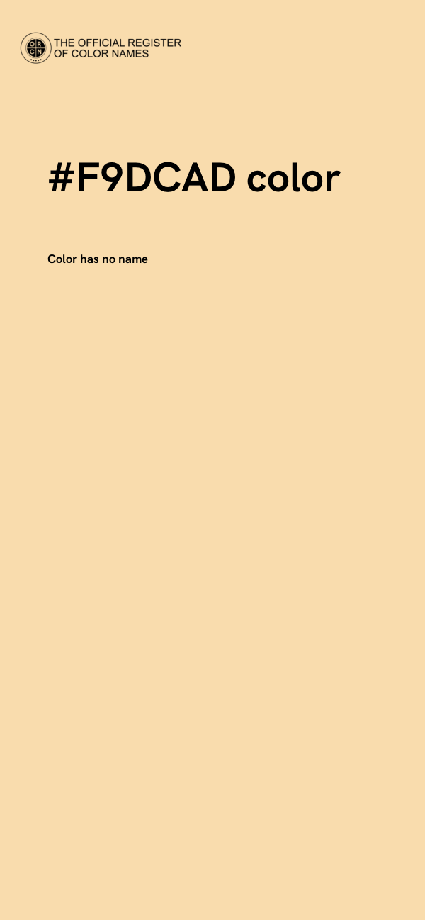 #F9DCAD color image