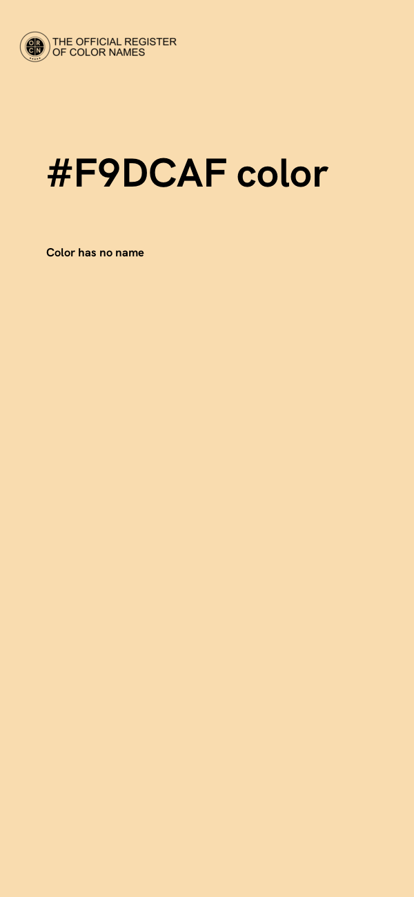 #F9DCAF color image