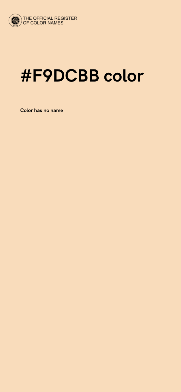 #F9DCBB color image