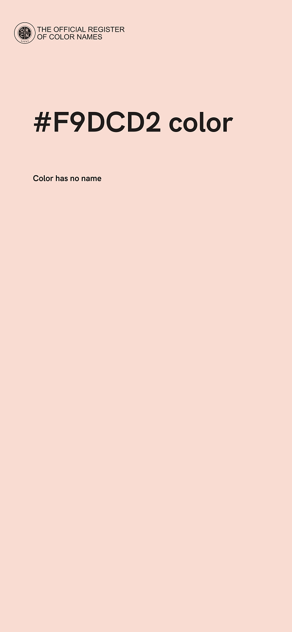 #F9DCD2 color image