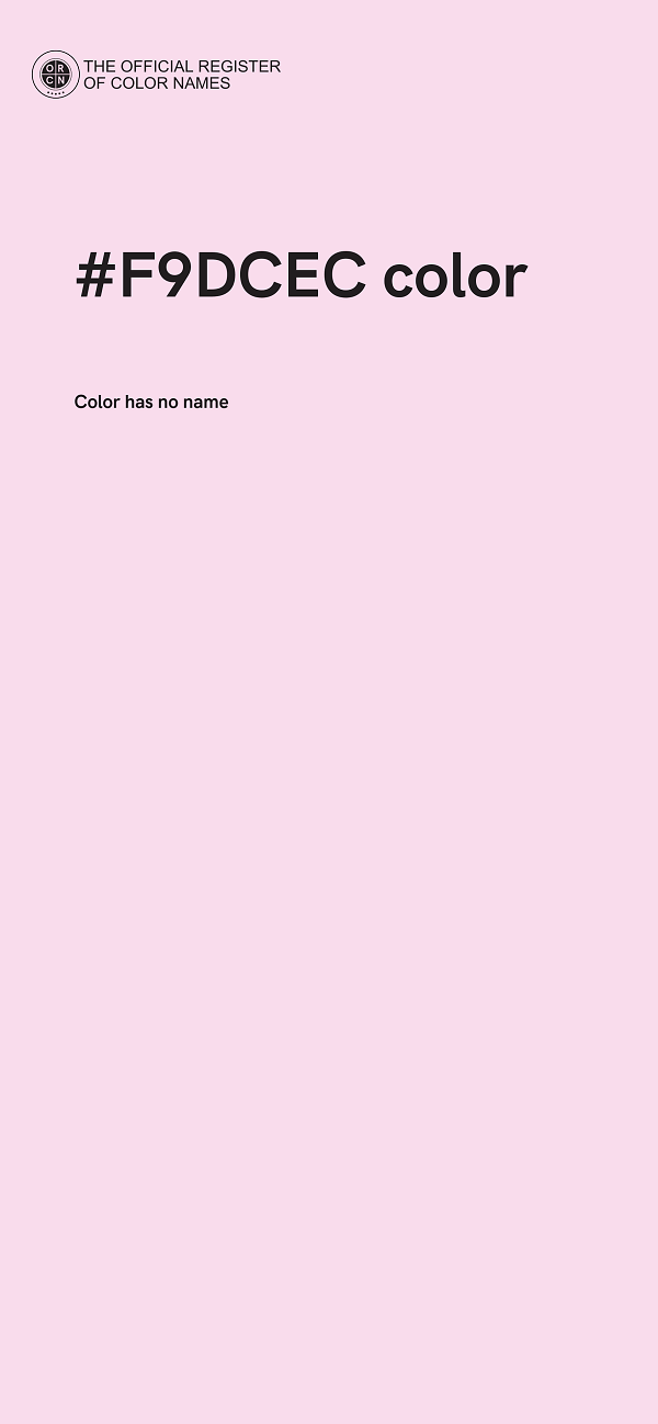 #F9DCEC color image
