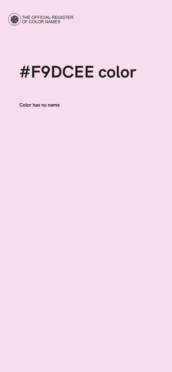 #F9DCEE color image