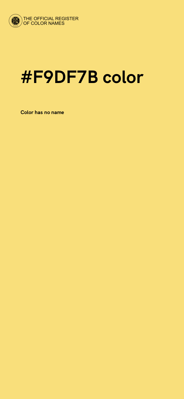 #F9DF7B color image