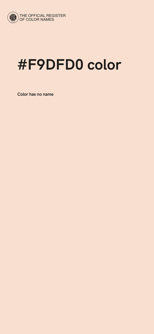 #F9DFD0 color image