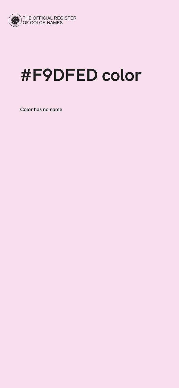 #F9DFED color image