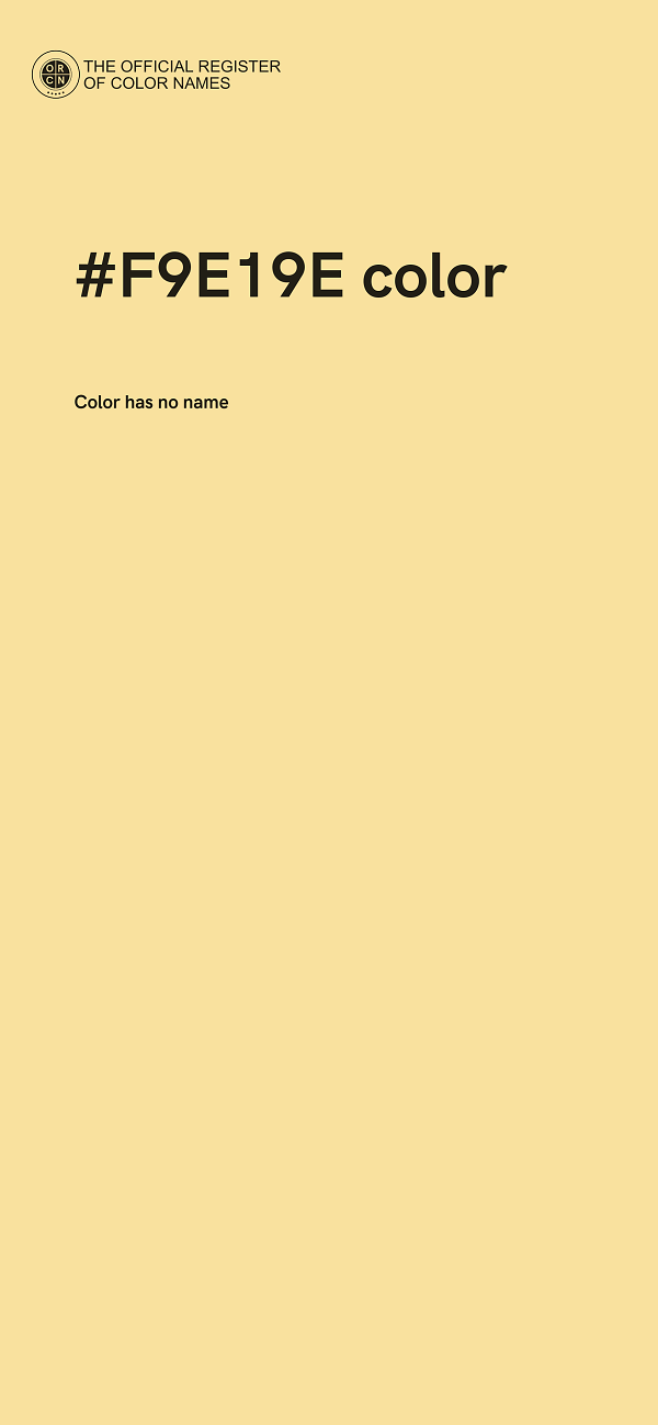 #F9E19E color image