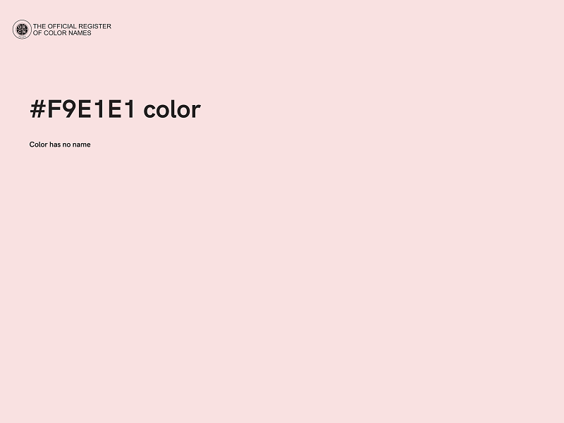 #F9E1E1 color image