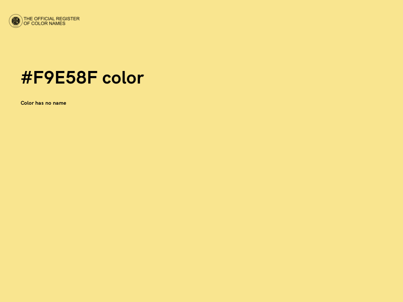 #F9E58F color image
