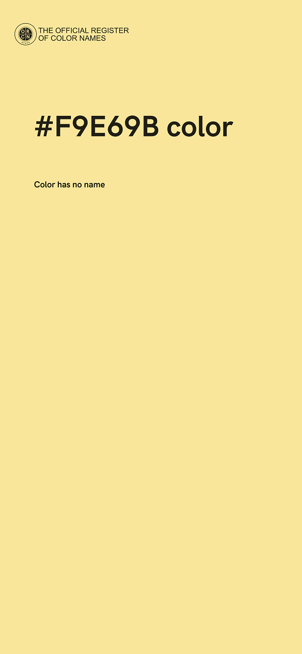 #F9E69B color image