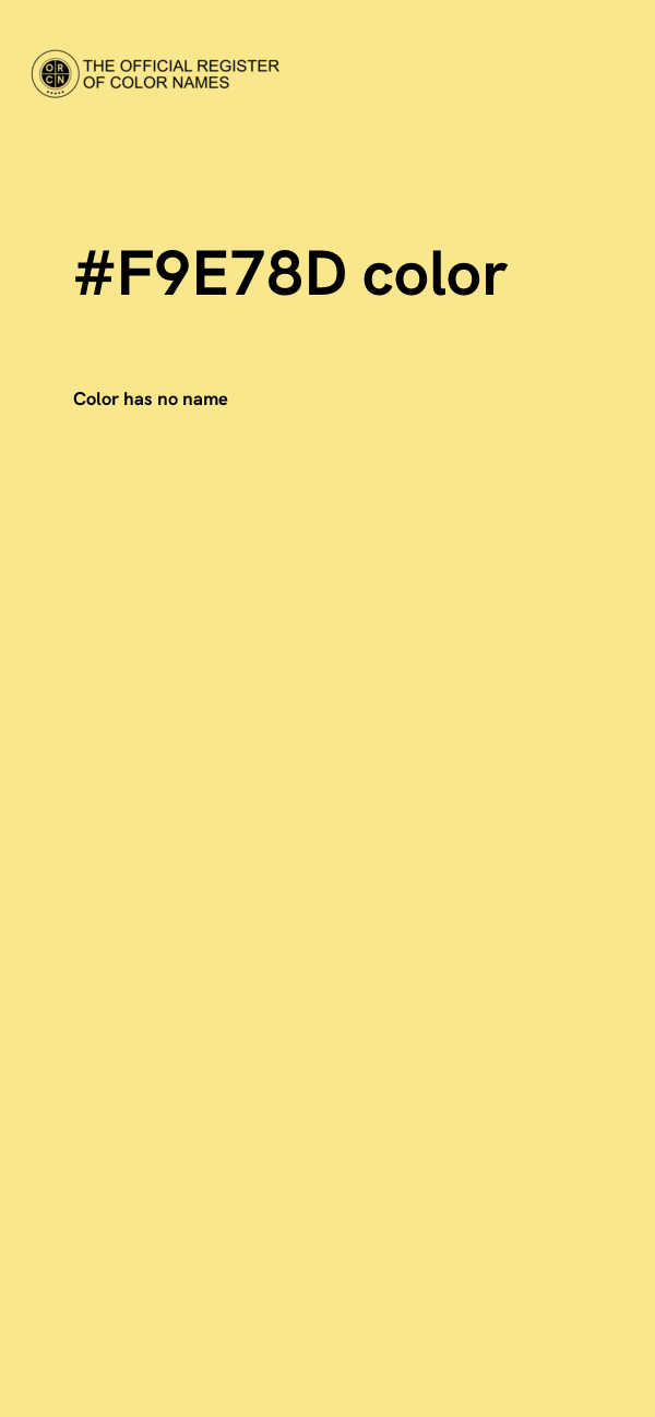 #F9E78D color image