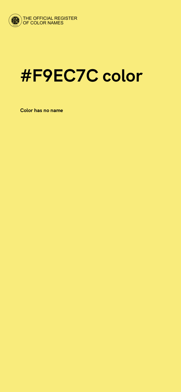 #F9EC7C color image