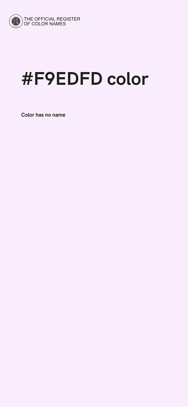 #F9EDFD color image