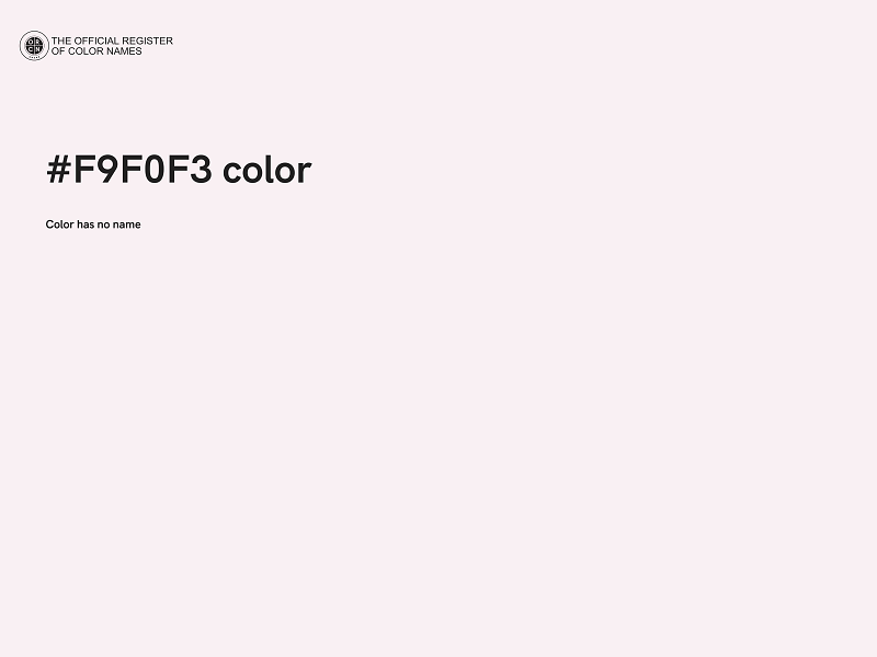 #F9F0F3 color image