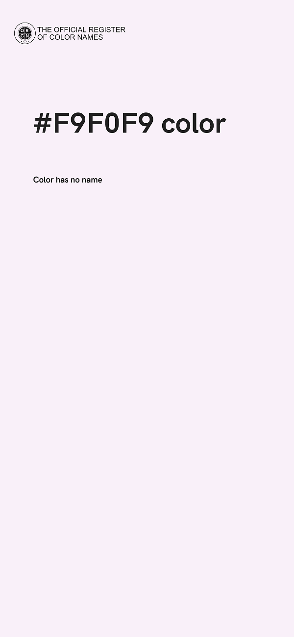 #F9F0F9 color image