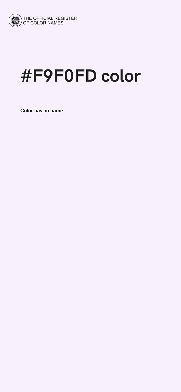 #F9F0FD color image
