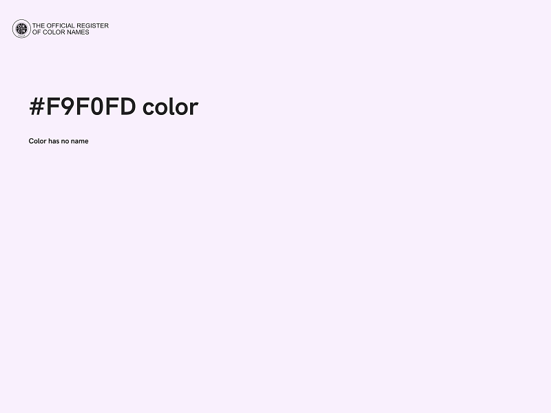 #F9F0FD color image