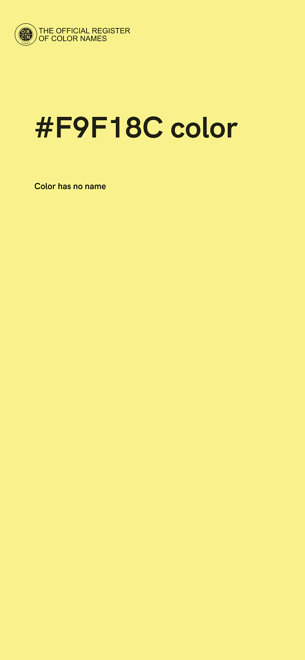 #F9F18C color image