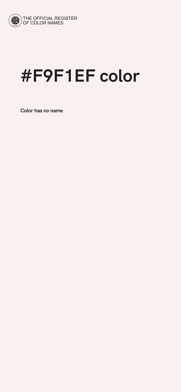 #F9F1EF color image