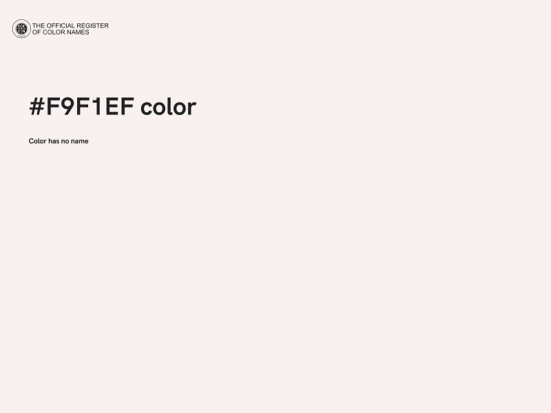 #F9F1EF color image