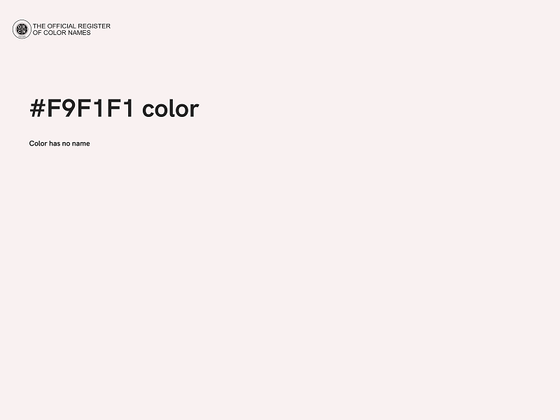 #F9F1F1 color image
