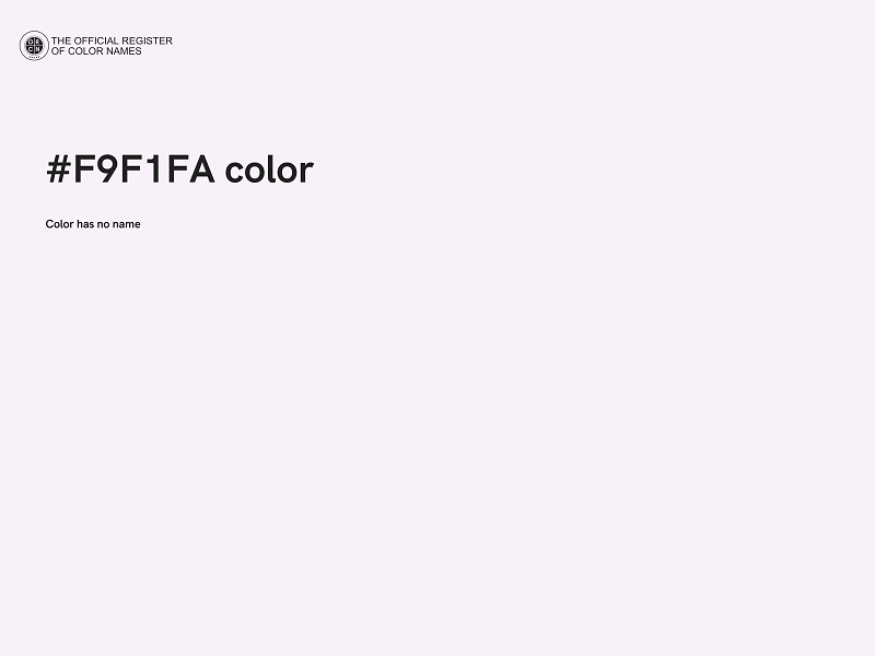 #F9F1FA color image