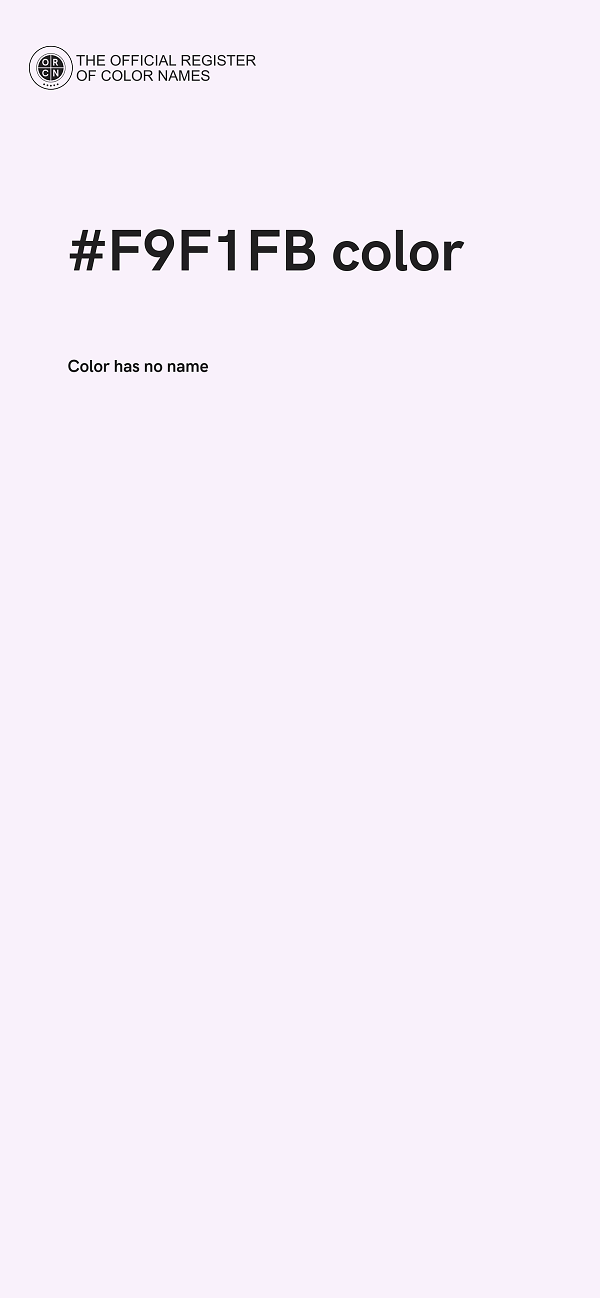 #F9F1FB color image