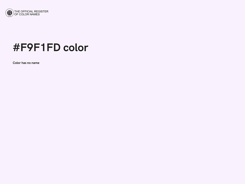 #F9F1FD color image