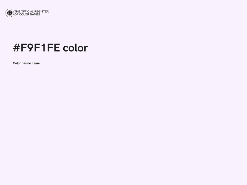 #F9F1FE color image