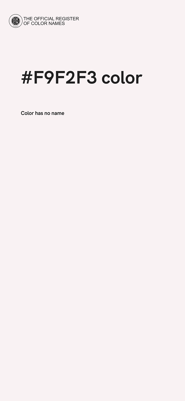 #F9F2F3 color image