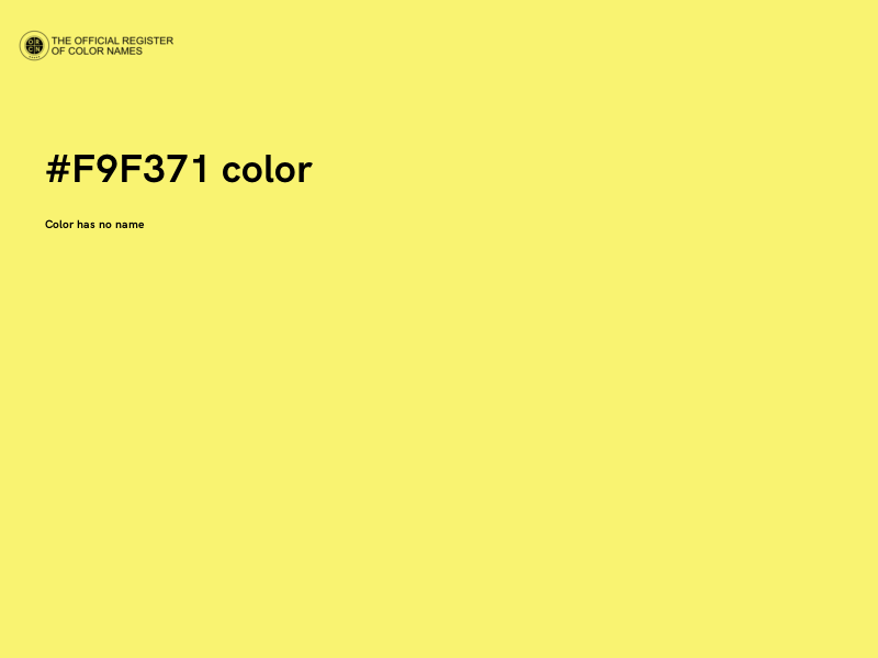 #F9F371 color image