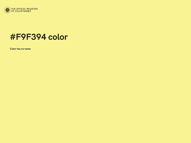 #F9F394 color image