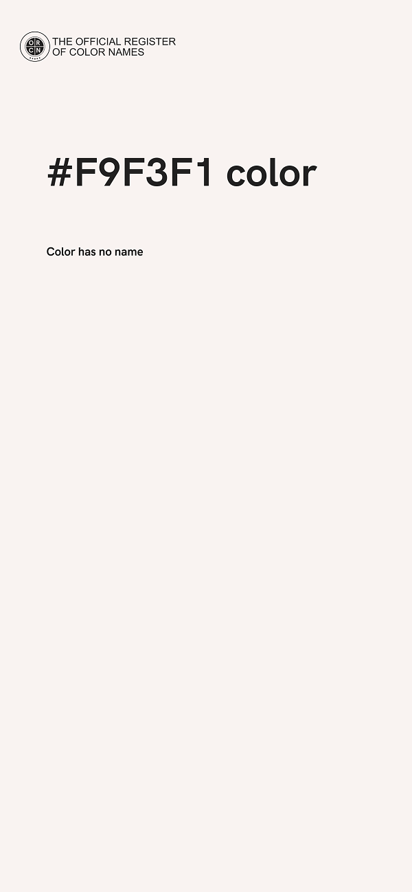#F9F3F1 color image