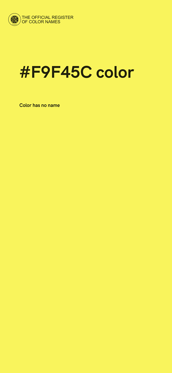 #F9F45C color image