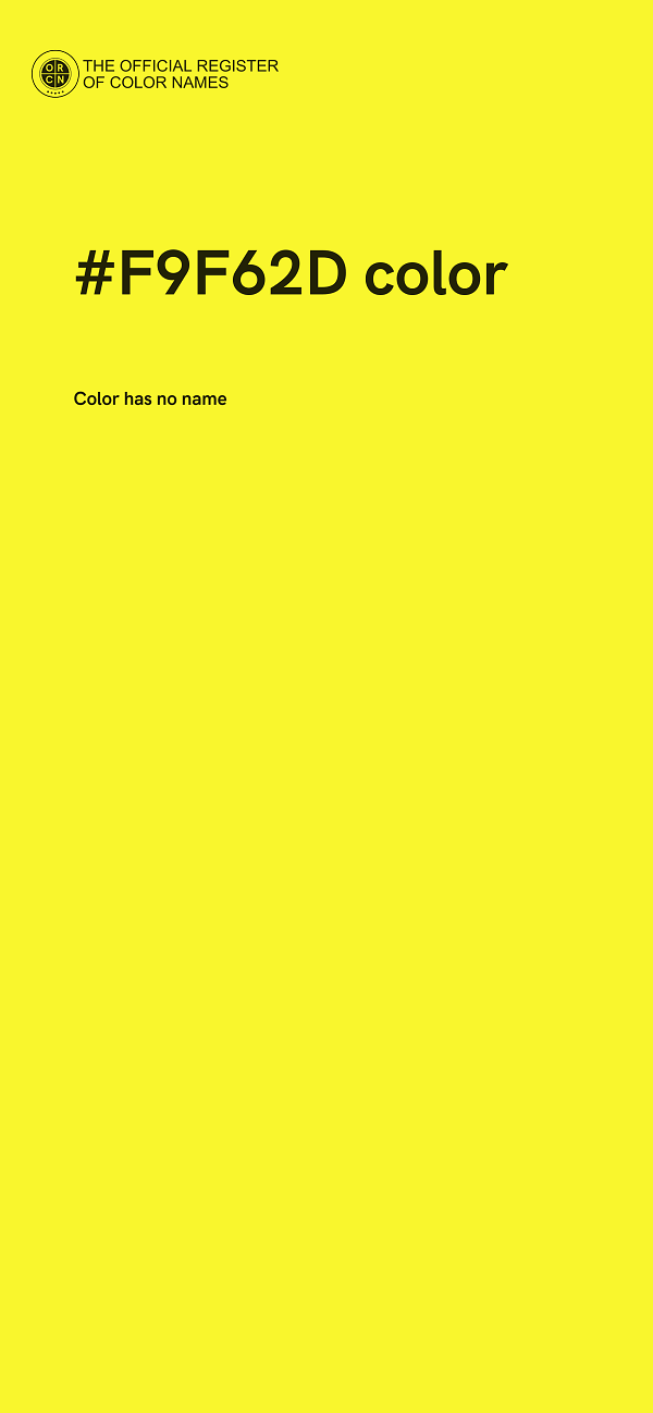 #F9F62D color image