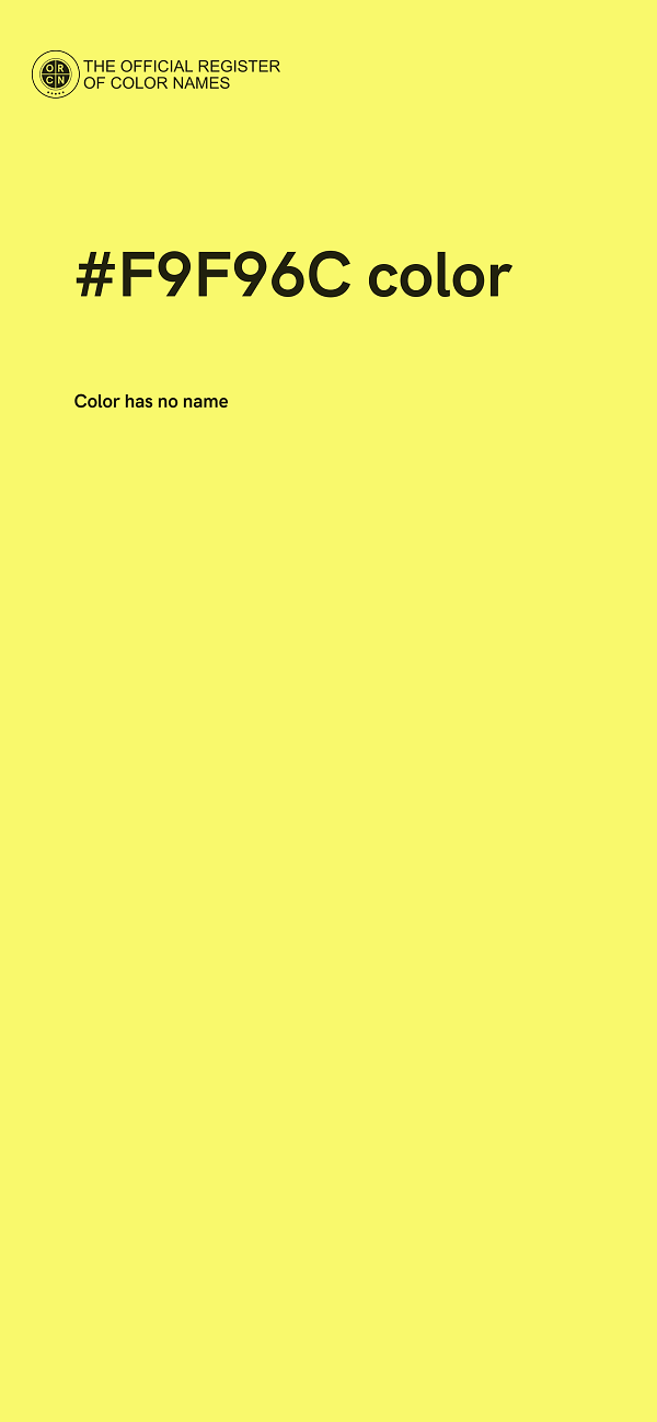 #F9F96C color image