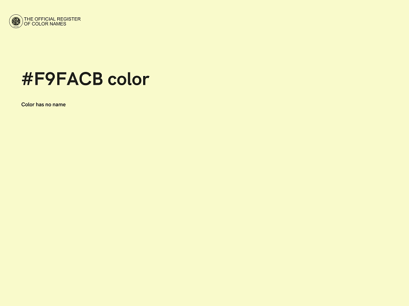 #F9FACB color image