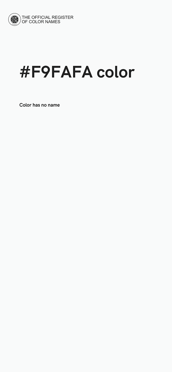 #F9FAFA color image