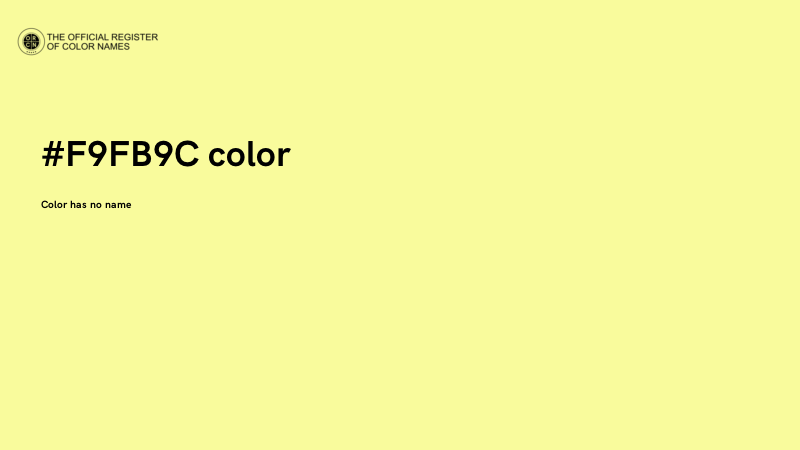 #F9FB9C color image