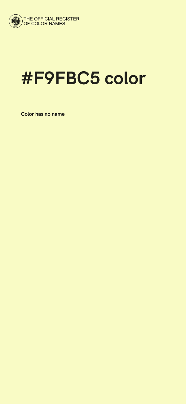 #F9FBC5 color image