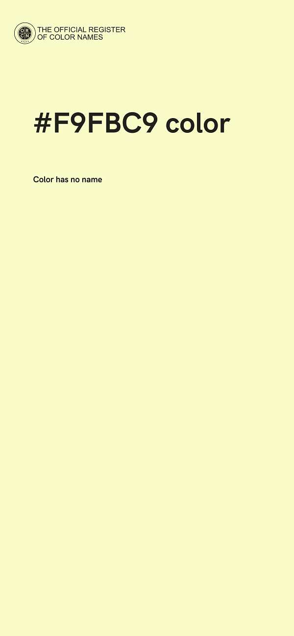#F9FBC9 color image