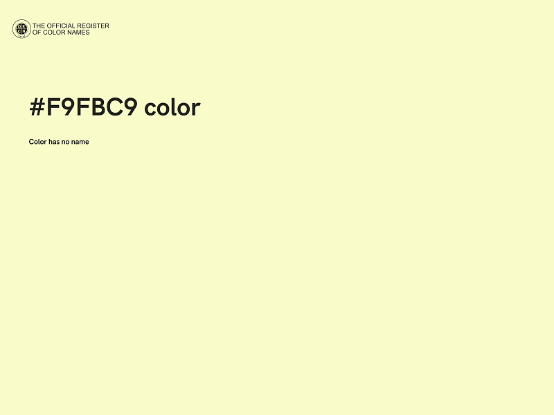 #F9FBC9 color image