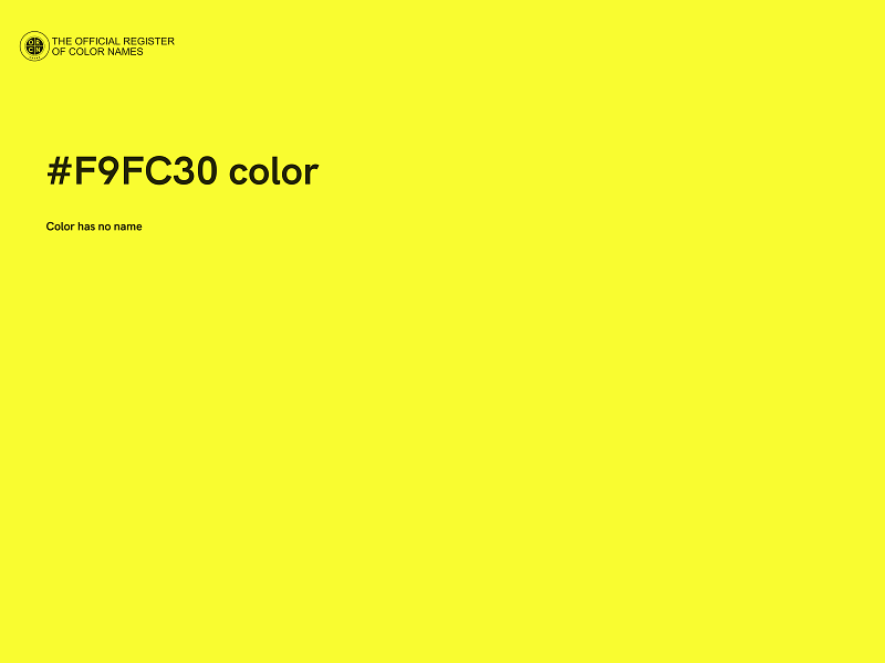 #F9FC30 color image