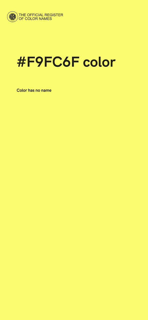 #F9FC6F color image