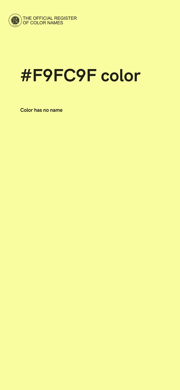 #F9FC9F color image