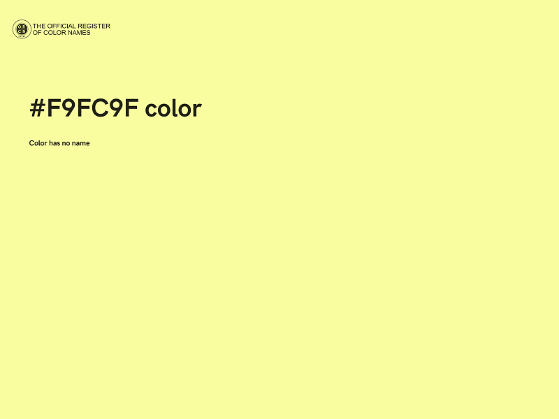 #F9FC9F color image